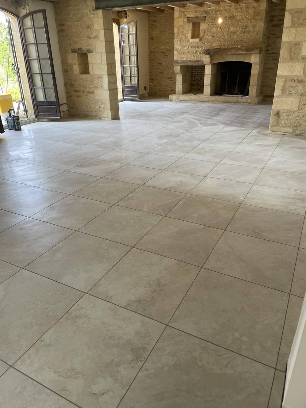 carrelage aspect pierre